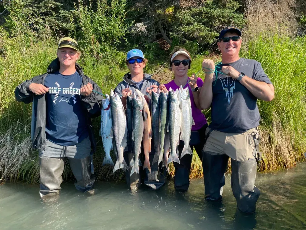 Three quarter day guided fishing trip on the Kenai River Alaska